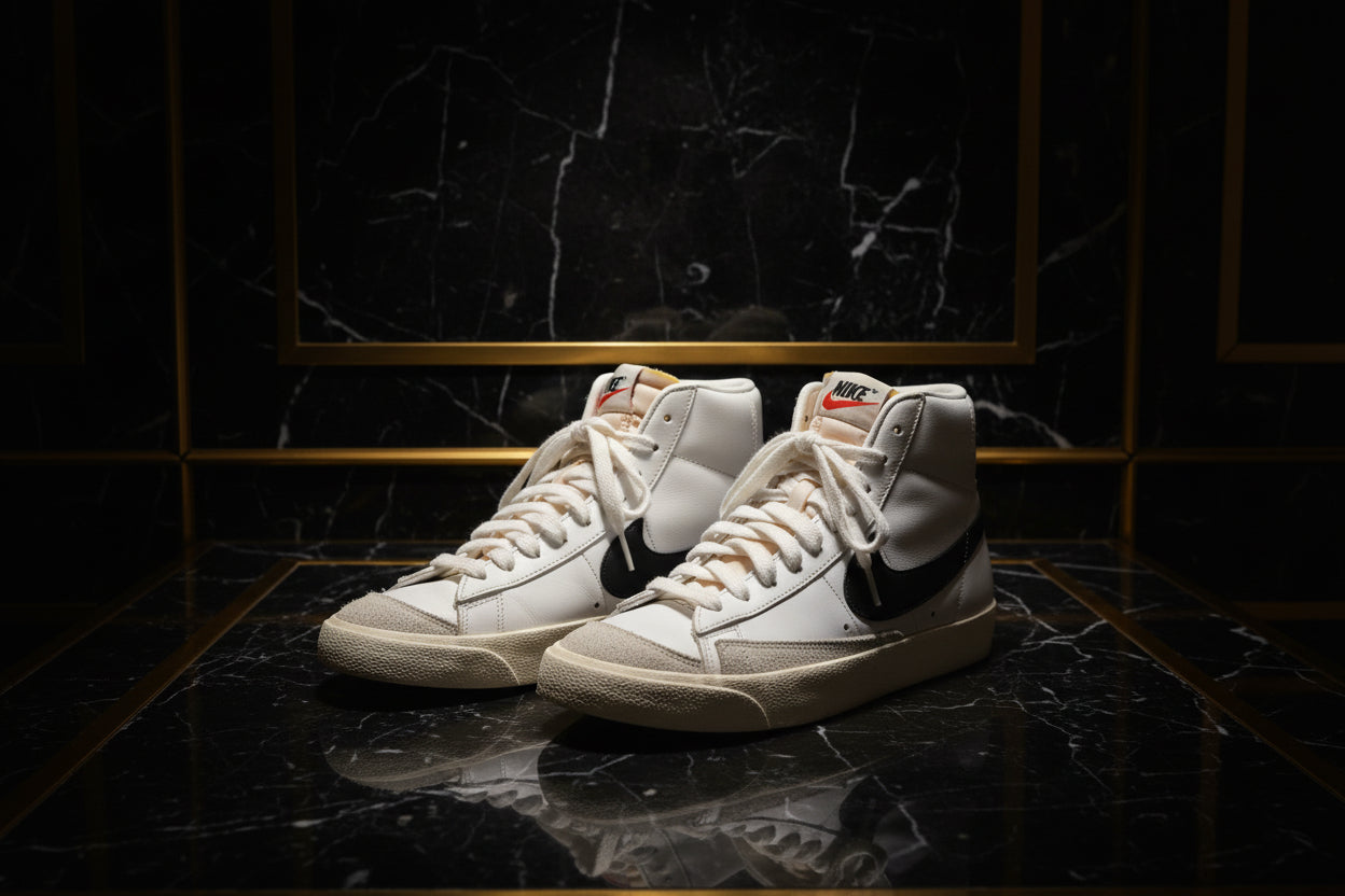 👟 Nike Blazer Mid '77 Vintage – White/Black (Size 38.5)
