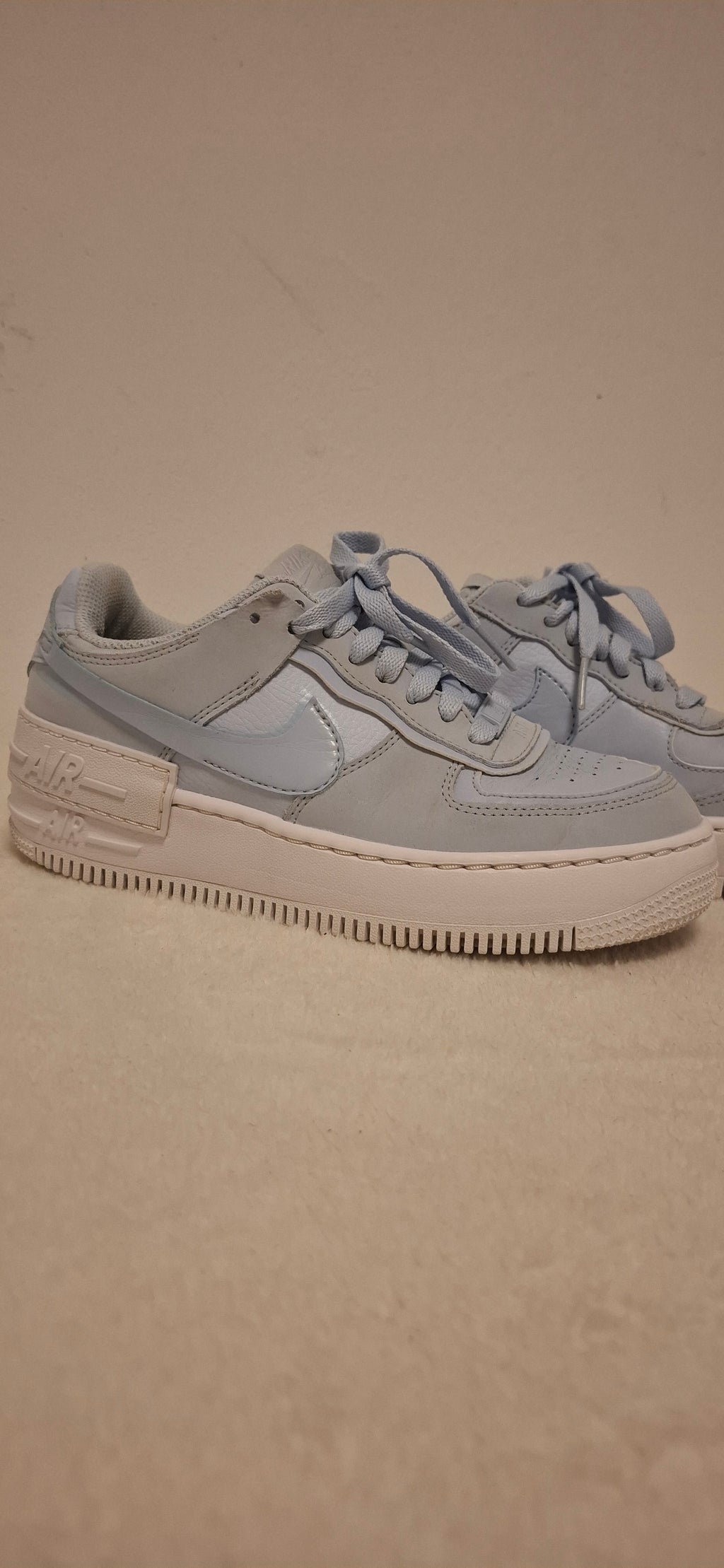 Nike Air Force 1 Shadow "Light Blue/Platinum" – Pre-owned
