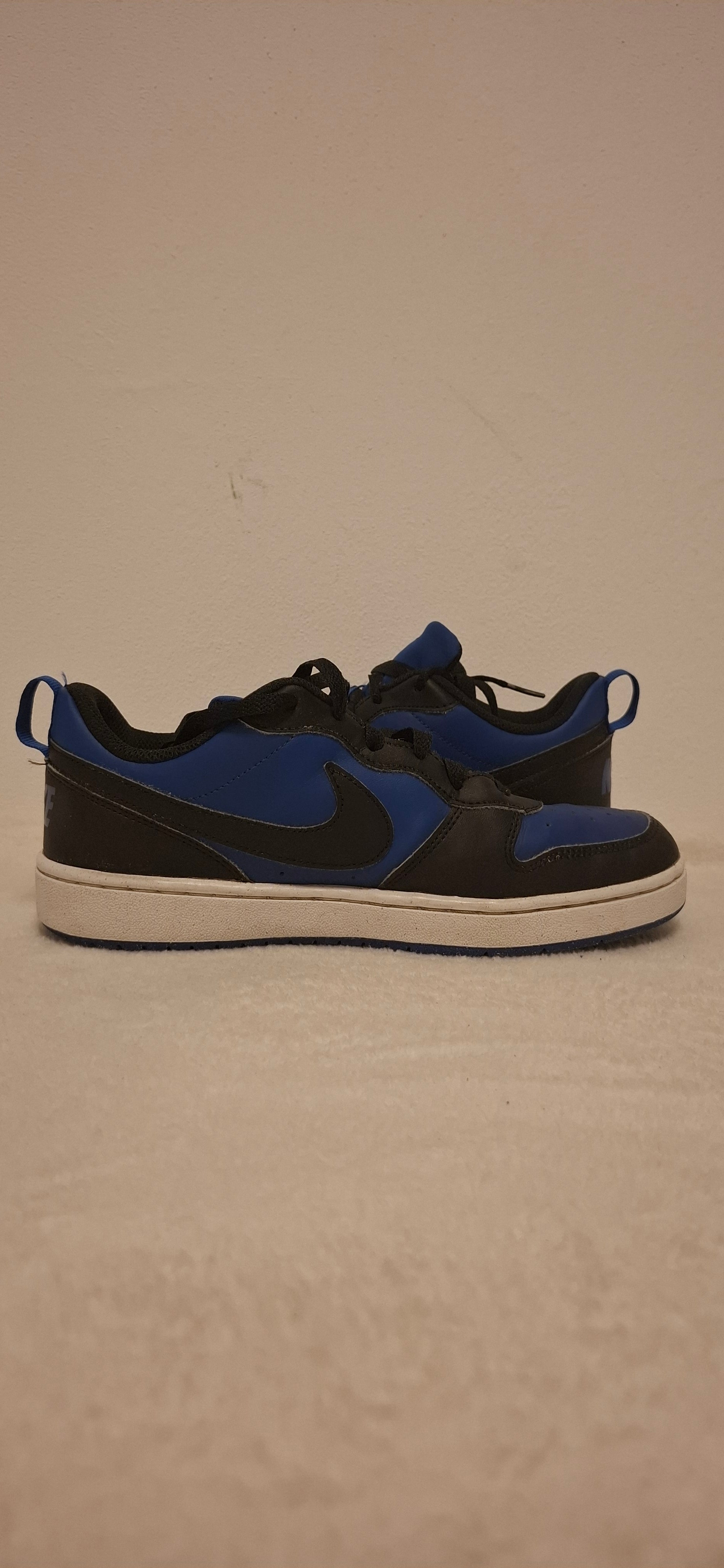 👟 Nike Court Borough Low 2 – Black/Blue (Royal)