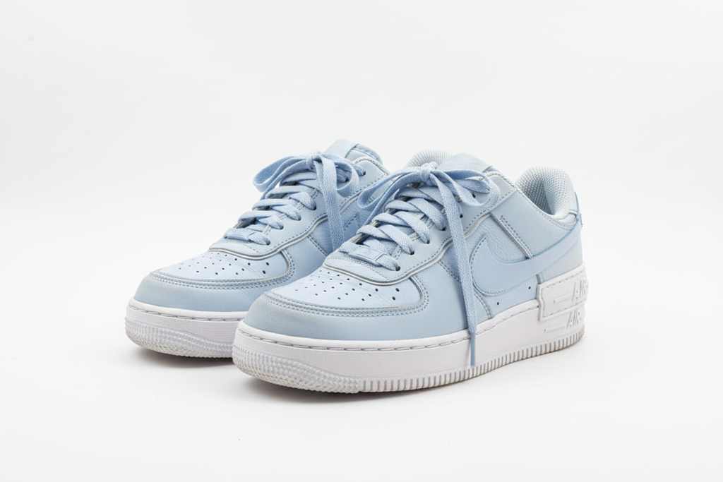 Nike Air Force 1 Shadow "Light Blue/Platinum" – Pre-owned